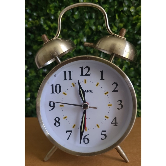 Sharp Wall Decor Twin Bell Quartz Analog Alarm Clock Poshmark